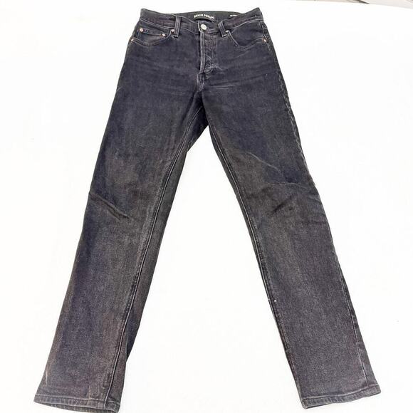 The Yoko High Rise Slim Black Denim jeans Button Fly Size 26 x 28L - Picture 2 of 8